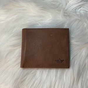 NWOT Dockers Leather Wallet Brown Trifold Mens